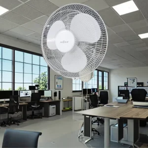 AC Electric Wall Fan 16 Inch 50W with 3 Blades Oscillating Air Cooling for Commercial & Household Use for Hotels