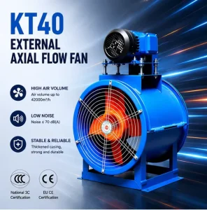 AC Explosion proof Pipeline Axial Flow Belt Exhaust Ventilation Fan for Industrial Cooling and Smoke Exhaust