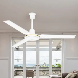 AC Motor Mechanical Control Ceiling Fan with 3-Speed Control for Home and Commercial Use