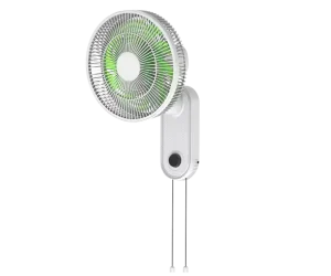 AC Motor Wall Fan 3 Speed Energy Efficient Oscillating for Home Office Hotel Outdoor Wall Mounted