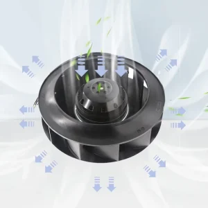 AC Motorized Impeller Radial Flow Backward Curved Inclined Impeller Centrifugal Fan 280mm