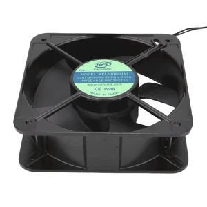 AC20060 200mm High-Air-Pressure Industrial Exhaust Cooling Fan, 110V/240V/380V, Square 200x200x60mm