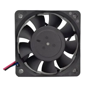 AFB0612LB F00 12 Volt Electric Axial Flow Fan OEM Customizable 3000RPM 0.1A 60*60*15mm Free Standing Ball Bearing Plastic