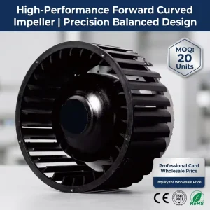 AFL F3P120 EC072 052 220V 50 60HZ 2350RPM EC Forward Centrifugal Fan Free Standing Air Circulation System for Medical Facilities