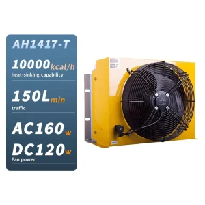 AH1417 Hydraulic Air Cooled Radiator Oil Cooled Radiator with Efficient Cooling Fan for Engineering Machinery