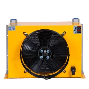 AH1417T CA OEM Aluminum Air Compressor Hydraulic Cooler Radiator Oil Cooling Fan 12 24V DC with Motor and Pump 1 PC