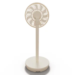 AI Digital Plastic Outdoor Floor Fan with Automatic Human-Tracking Gestures Control Remote Control Tower & Pedestal Design