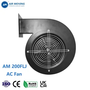 AM200FLJ Large Air Volume Electric Industrial Axial Flow Fan 220V 380V OEM Cast Iron Blade