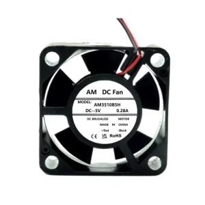 AM3510B12H Electric 5V 12V OEM ODM Customizable DC Fan Ball Bearing 35*35*10 7000RPM High Speed Cooling Fan 5 Year Warranty
