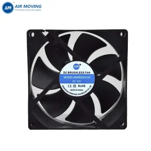 AM9025 Electric DC Cooling Fan 12V High Performance 90x90x25mm Sleeve Bearing 3800 RPM Exhaust Ventilation 5 Year Warranty