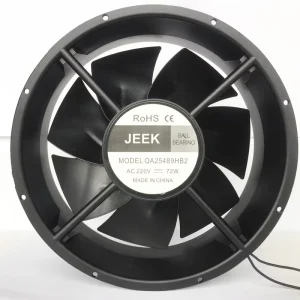 AQ25489 10 Inch 220V AC 72W 2100rpm Industrial Cross Flow Exhaust Fan for HVAC and Air Curtain Systems