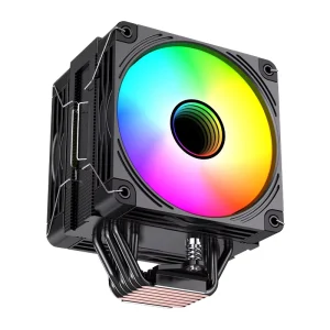 ARGB LED Hydraulic Bearing CPU Cooler Copper Aluminum Radiator Fan with Low Noise 17dB(A) and 40000 Hours Life for PC Heatsink