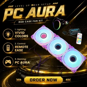 ARGB PC Cooling Fan 120mm Computer Cpu Cooler Air Cooling Fans RGB with Controller Remote