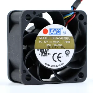 AVC DBTA0420B2U DC12V 0.50A 40*40*20MM 4020 4CM Original PWM Four wire Speed regulating Large air volume Axial Flow Cooling Fan