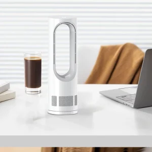 AZ430 Hot Modern 9 Hour Design Mini Table Bladeless Electric Air Cooler Portable Timer Fan Strong Wind Household Appliances