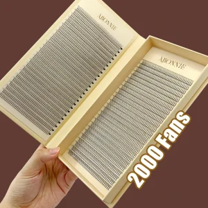 Abonnie 3D 5D 6D Pre Made Eyelash Fans Mink Pre Made Lash Fans Trays Narrow Flat Long Short Stem Premade Volume Fans