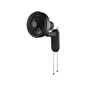 Adjustable 3 Speeds Low Noise Air Cooling Plastic Wall Mounted Electric Fan with Mechanical Control for Home Bedroom