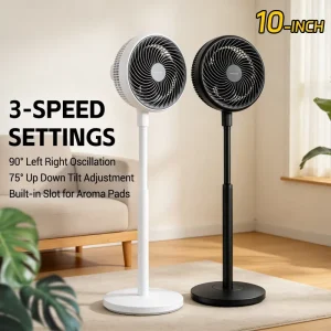 Adjustable Pedestal Fan Price 10 Inch 3 Speeds Stand Fan Electric Stand Fan Home