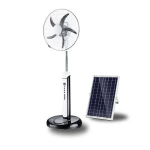 Adjustable Rechargeable Standing Fan with Sealed Battery 18-Inch 5 Blades Design High Efficiency Cooling Solution for Summer