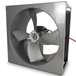 Aerodynamic Serrated Aluminum Alloy Axial Flow Fan Blade Silent Impeller for Factory Exhaust and Radiator Cooling