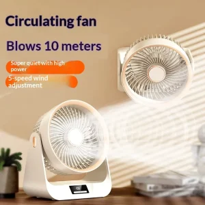 Air Circulation Fan Mechanical Turbo Convection Timer USB powered Brushless Motor Desktop Household Table Fan Energy saving