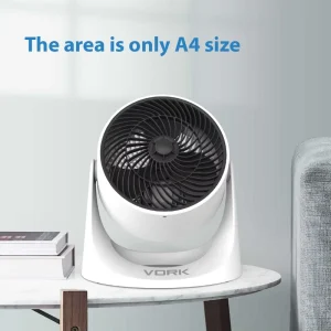 Air Circulator Fan for Bedroom Table Air Circulation Fan for Whole Room Powerful Airflow 3 Speeds Desk Fans
