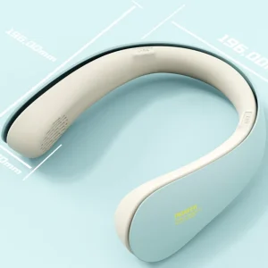 Air Cool Neck Wearable Fan USB Rechargeable 4000mAh Battery Three Speed Portable Lightweight for Sport Home Office Car Household
