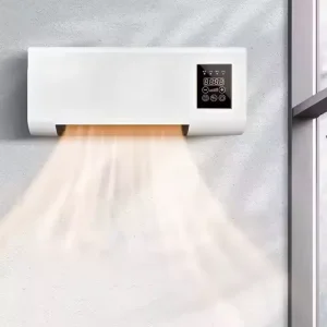 Air Heating Fan Wall Mounted Electric Dual Use Fan Space Heater Room Household Air Conditioner Heater