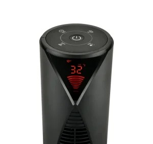 Air Purifier Bladeless Standing Fan with Remote Control Cooling Tower Fan for Home