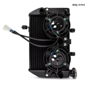 All-Aluminum Radiator for Yamaha Y15ZR LC135 Sniper 150 Exciter 150 Cooling System with Dual Electric Fans