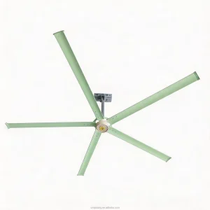 Aluminum Alloy High Volume Low Speed Fan 10ft 3m Air Cooling Warehouse Ceiling Fan