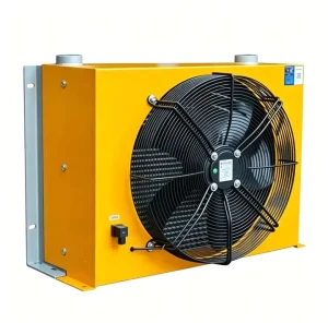 Aluminum Plate Fin Heat Exchanger Seismic Resistanc Leak Proof Hydraulic Oil Cooling Radiator With Fan