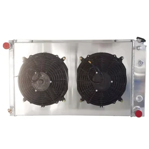 Aluminum Water Tank Radiator with Fan Shroud for Buick Centurion Century Electra Estate Wagon Cadillac Calais Eldorado Seville
