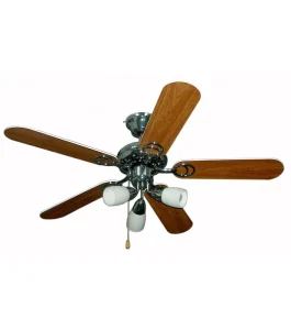 American Industrial Style Pure Copper Decorative Ceiling Fan 220v Led Chandelier Ceiling Fan Light for Large Spaces
