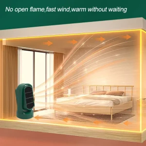 Anfuyou Factory 2 in 1 Fast Air Fan Cooling Heating 1500W Flame retardant Ceramic PTC Desktop floorstand electric table heater