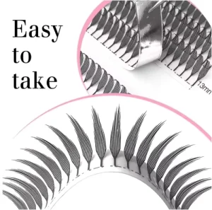 Anime Lashes 0.05mm Fairy Eye Extension J B C CC D DD L LJ LB LC LD LU M ML Curl Comic Pyramid Spikes Eyelashes Tray