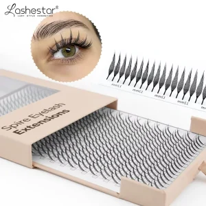 Anime Spire Premade Lash Fans Lightweight Manga Fairy Wings Custom Logo Comic Spire Lash Extensions