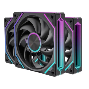 AntarcChill 120mm ARGB High Static Pressure PWM PC Cooling Fan 5V Addressable RGB LED Sync for Radiator CPU Cooler Computer Case