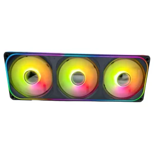 AntarcChill BLACK WHITE 360mm RGB Fluid Bearing Case Fan New Stock Premium Air Cooler for Cooling ARGB PWM