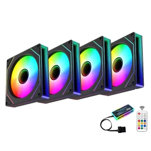AntarcChill Factory Directly Sale Pc Case Fan CPU Radiator 120mm Rgb Fan Adjustable Variety Colors Gaming Computer Fan 120mm