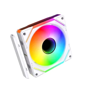 AntarcChill Factory New Design White PC Case Cooling Fan 12cm Building Block Splicing 5V 3pin ARGB Computer Chassis Cooler Fan