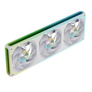 AntarcChill Premium 360mm Addressable RGB Fan Quadruple Mirror Design Custom Logo Integrated PWM for Liquid Cooler Radiator