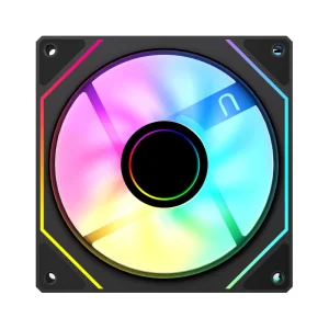 AntarcChill RGB LED Silent Gaming Computer Cooler New Design PC Case Cooling Fan with Plastic Heatsink