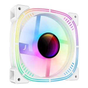 AntarcChill RGB Lights 3PIN Interface High Airflow Quiet 120*120*25mm Aluminum Computer Radiator Cooler for PC Case & Case Fan