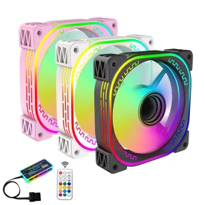 AntarcChill Style Design Factory OEM ARGB Fan 120mm Pc Case ATX Fans & Cooling Colorful Computer 12V Gaming CPU Cooler Fan