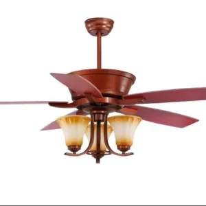 Antique Ceiling Fan with Light Kits Vintage Fan Ceiling Light for Home Dinning Room