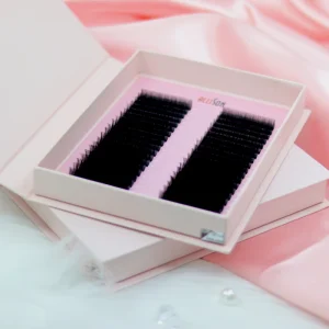 Auto Blooming W Style Premade Volume Fans Eyelash Extension Long Lasting Individual Lashes