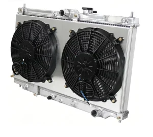 Auto Parts Engine Cooling System Full Aluminum Water Tank Radiator with Fan Shroud for Honda Accord Prelude