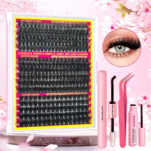 Automatic Blooming Flower Lashes Self Fanning Lashes Easy Fans Eyelash Extension