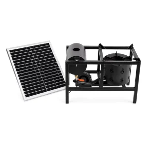 Automatic Solar Powered Waste Oil Burner for Poultry Farm Heating System Used Engine Oil Heater with Solar Panel and Battery